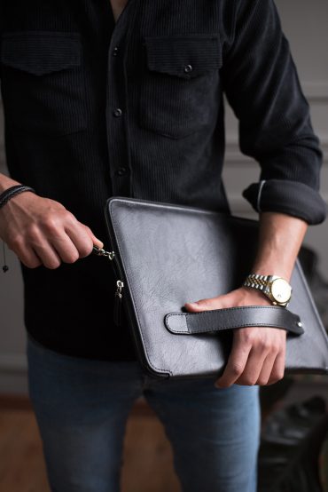 کیف کلاچ مشکی Venetto